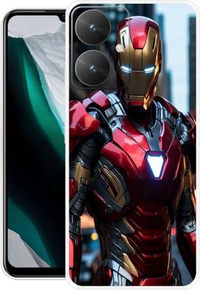 INTELLIZE Back Cover for POCO M6 5G IRON MAN, AVENGER, MARVEL, SUPERHERO, COMIC