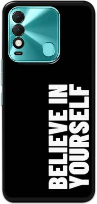 NDCOM Back Cover for Tecno Spark 8 Believe In Yourself Motivational Quote Printed