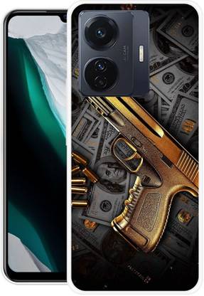 GRAFIQE Back Cover for IQOO Z6 Pro 5G GUN, PISTOL, ARMY, WEAPON, REVOLVER, MILITARY