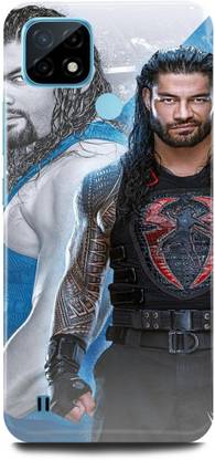 play fast Back Cover for Realme C25Y, RMX3268 ROMAN, REIGNS, WWE, PLAYER