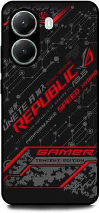 INDICRAFT Back Cover for POCO X7 Pro 5G (ROG, BLACK SHARK, CHIP, TECHNOLOGY, GAMING )