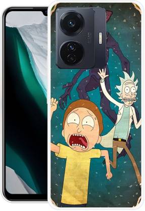 GRAFIQE Back Cover for IQOO Z6 Pro 5G RICK AND MORTY, ANIME, CARTOON, FUNNY