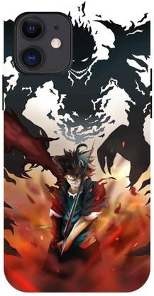 Wall Art Back Cover for APPLE iPhone 12 Black Clover, Asta Demon, Asta Devils, Anti Magic Printed