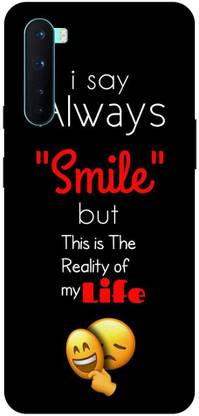 MRBE Back Cover for One Plus Nord SMILE IMOGE PRINTED BACK COVER