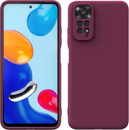 VONZEE Back Cover for Redmi Note 11 & Note 11S 4G Liquid Silicone case with Soft Microfiber Lining Case Cover