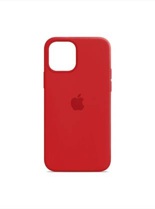 INNOPACE Back Cover for Red Solid Silicone Apple iPhone 13 Back Case