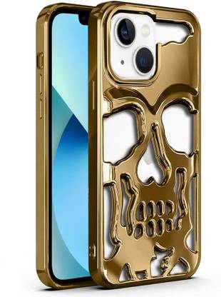 AmericHome Back Cover for Hollow Skull Pattern Iphone 15 Plus