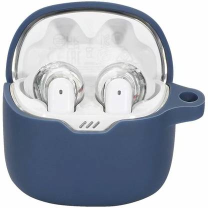 iCare Back Cover for Soft Silicone Case Cover Compatible with JBL Tune Flex TWS