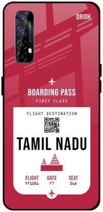 QRIOH Tamil Nadu City Glass Back Cover for Realme 7