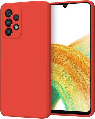 VONZEE Back Cover for Samsung A72 Liquid Silicone Full Body Protection Case With Microfiber Cloth Case