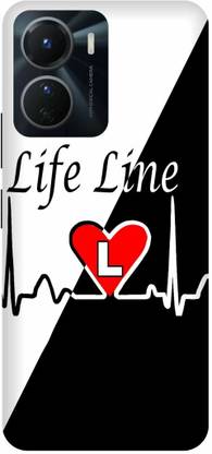FRONK Back Cover for vivo T2x 5G, V2253, L, NAME, LETTER, ALPHABET, LIFELINE