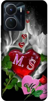 PHONE WALEY.COM Back Cover for VIVO Y16,V2204,V2214, MS, M LOVES, MS NAME, MS Love,ALPHABET