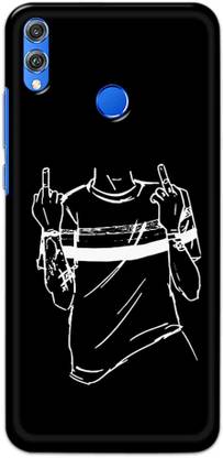 NDCOM Back Cover for Honor 8C Boy Attitude Printed