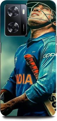 ORBIQE Back Cover for OPPO A57e MS DHONI 7, MAHENDRA SINGH DHONI, DHONI, CRICKET, JERSEY