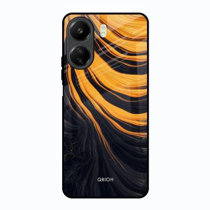 QRIOH Glass Back Cover for Redmi 13C