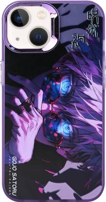 KLAH Back Cover for Apple iPhone 13, 3D Anime Gojo Satoru, Embossed High Quality Back Case