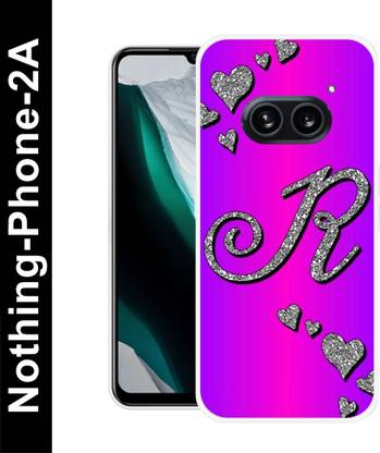 LUCKY MOBI.COM Back Cover for Nothing Phone 2A 5G, R NAME, R LOVE, R ALPHABET, R LETTER NAME