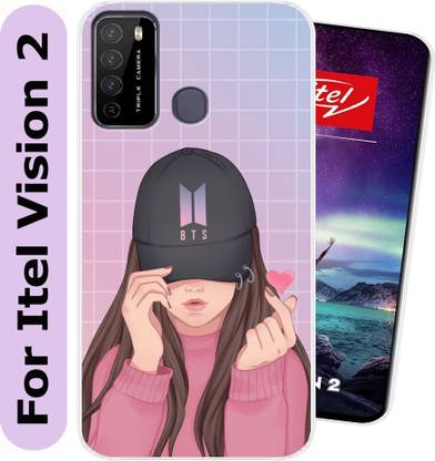 SmartGoldista Back Cover for Itel Vision 2