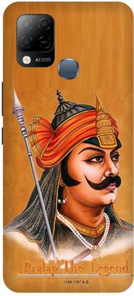 FRONK Back Cover for Infinix Hot 10S, X689, MAHARANA, PRATAP, HISTORY, KING, MEWAR
