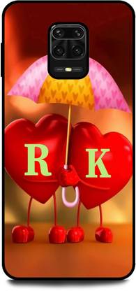 Thecoverking Back Cover for Redmi Note 10 Lite, R K, R LOVE K, R K NAME, R K ALPHABET,HEART