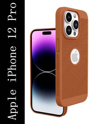 Coverskart Heat Absorption Back Cover for Apple iPhone 12 Pro, Hybird Ultra Slim Grid Honeycomb Design PC Case