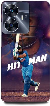 ORBIQE Back Cover for Vivo Y02 ROHIT SHARMA, INDIA, CRICKET, INDIAN CRICKET BATSMAN, HITMAN