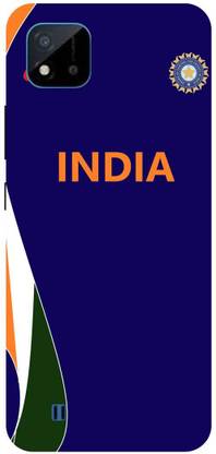 Rockyard Back Cover for realme C11 2021, RMX3231, TEAM, INDIA, DRESS, CODE, BLUE, JERSEY