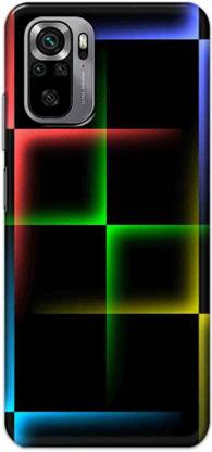 NDCOM Back Cover for Redmi Note 10S Bright Flash Light Printed