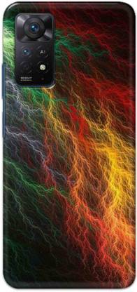 NDCOM Back Cover for Redmi Note 11 Pro 5G Rainbow Lightning Printed