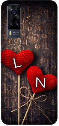 INTELLIZE Back Cover for Vivo Y51 LN, L LOVE N, N LOVE L, L LETTER, N LETTER, LN NAME
