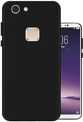YAFILO Back Cover for Vivo V7 Plus Protective Design | Black Matte Finish | Camera Bump Protection|Silicon Case