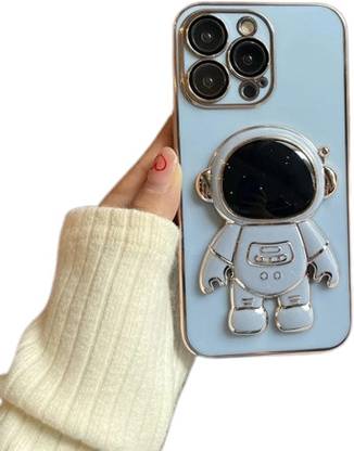 MILLION CASES Back Cover for Apple iPhone 13 Pro Max Luxurious Astronaut Bracket Case