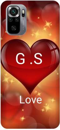 PHONE WALEY.COM Back Cover for Redmi Note 10s (4G), M2101K7BG ,GS, G LOVES S, GS NAME, GS Love Printed back cover