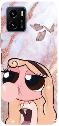 DIKRO Back Cover for vivo Y15c, V2147, POWER, PUFF, GIRLS, SUPERGIRLS