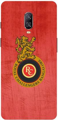 Rockyard Back Cover for OnePlus 6T, A6010, ROYAL, CHALLENGERS, IPL, TEAM, LOGO