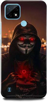 play fast Back Cover for Realme C25Y, RMX3268 JOKER, ANONYMOUS, BLADE, HACKER, MASK