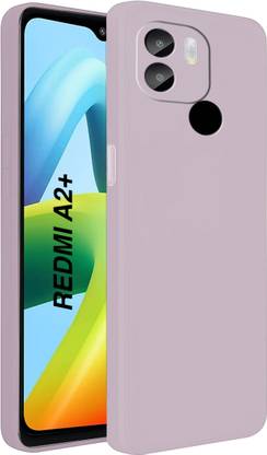 MobiLooks Back Cover for Redmi A2+, Hybird Liiquid Silicone Soft Anti shock Case