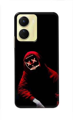 NDCOM Back Cover for Vivo Y16 Neon Mask Boy Printed