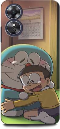 INTELLIZE Back Cover for OPPO A17 DORAEMON, NOBITA, CARTOON, FUNNY, CUTE, DORAEMON
