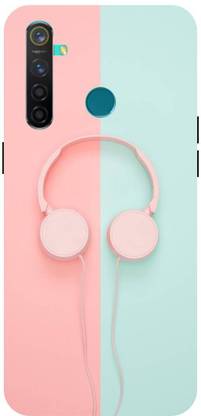 ADZIRE Back Cover for realme 5 Pro, RMX1971, HEADPHONE, MUSIC, LOVER, EARPHONE, SOUND