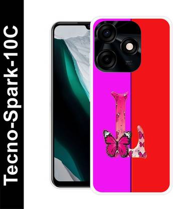 लकी MOBI.COM Back Cover Tecno Spark 10C ( L NAME LETTER, QUOTES) Print Back Cover के लिए