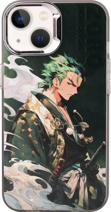 MS-Shield Back Cover for Apple iPhone 14, 3D Anime Roronoa Zoro, Embossed High Quality Back Case