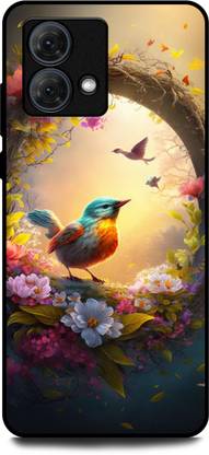 WallCraft Back Cover for Motorola Moto G84 5G CHIDIYA, COLURFULL BIRD, KINGFISHER, NATURE