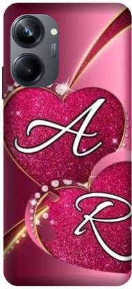 PHONE WALEY.COM Back Cover for Realme 10 4G,RMX3630,AR,A LOVES R,AR NAME,AR Love,ALPHABET