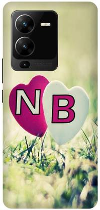 JUGGA Back Cover for vivo V25 Pro 5G, V2158, N LOVES B NAME,N NAME, B LETTER, ALPHABET,N LOVE B NAME