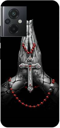 FRONK Back Cover for POCO M5, MZB0CEZIN, JESUS, CROSS, GOD, CHRIST