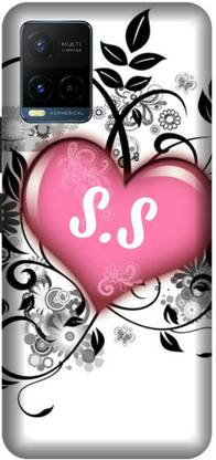 3D U PRINT Back Cover for VIVO Y21E ,V2111 SS, S LOVES S, NAME, LETTER, ALPHABET, SS LOVE