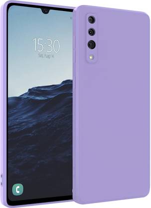 VONZEE Back Cover for Samsung A50 Liquid Silicone Full Body Protection Case With Microfiber Cloth Case