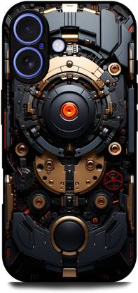 KEYCENT Back Cover for APPLE iPhone 16 Plus (WALL, LOCK, BLACK SHARK, ABEJ