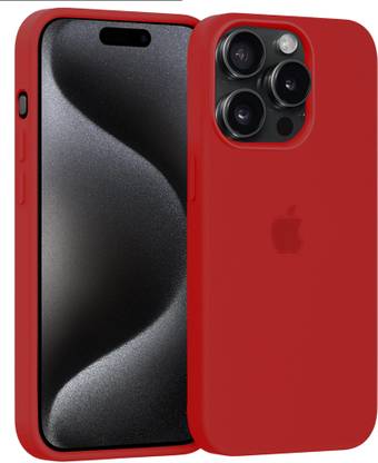 Qcase Back Cover for Apple iPhone 15 Pro Max Liquid Silicone